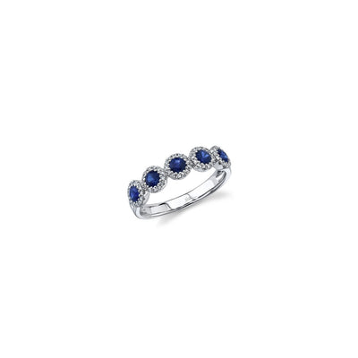 Shy Creation Sapphire & Diamond Ring