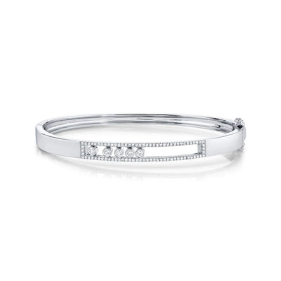 Shy Creation Diamond Slider Bangle