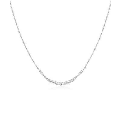 Arc Pave Necklace