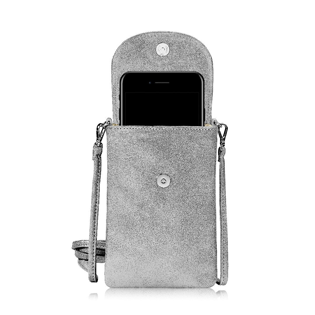 Gigi NY Metallic Emmie Phone Crossbody