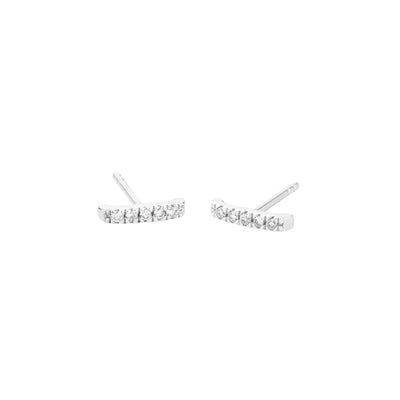 Ella Stein Ada Diamond Bar Stud Earrings