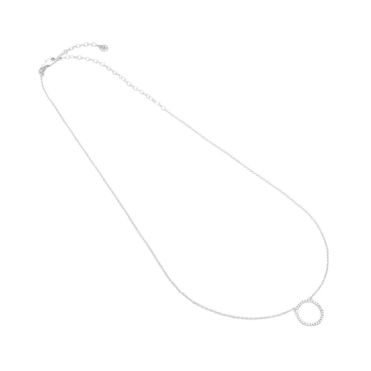 Ella Stein Diamond Open Circle Necklace