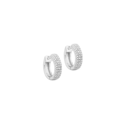 Ella Stein Three Ways to Shine Diamond Huggie Hoops