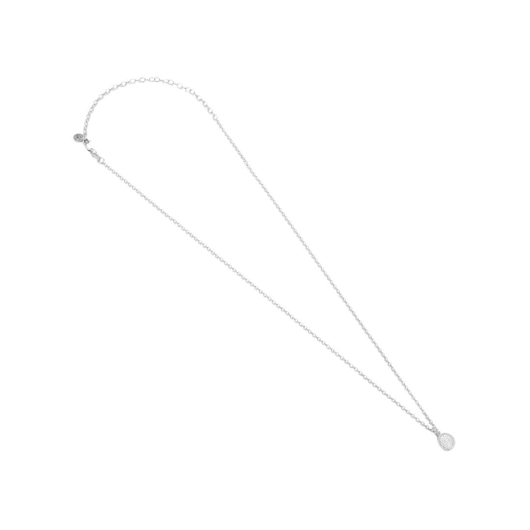 Ella Stein Diamond Circle Rope Pendant Necklace