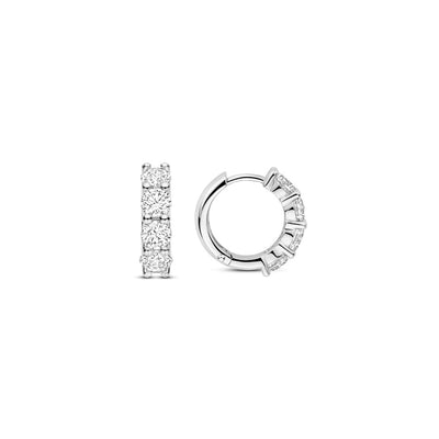 Ti Sento Milano CZ Huggie Hoops