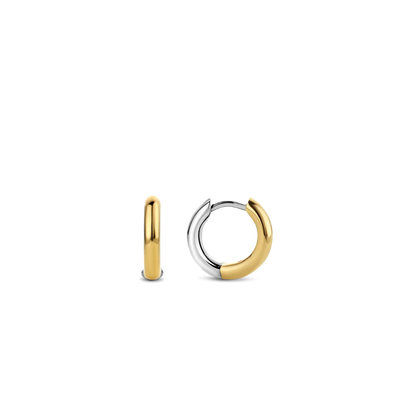 Ti Sento Milano Two Tone Huggie Hoops