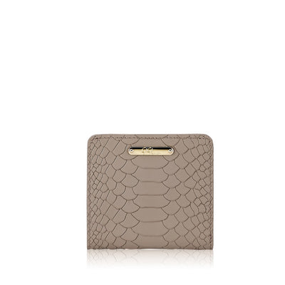 Gigi NY Python Leather Mini Wallet