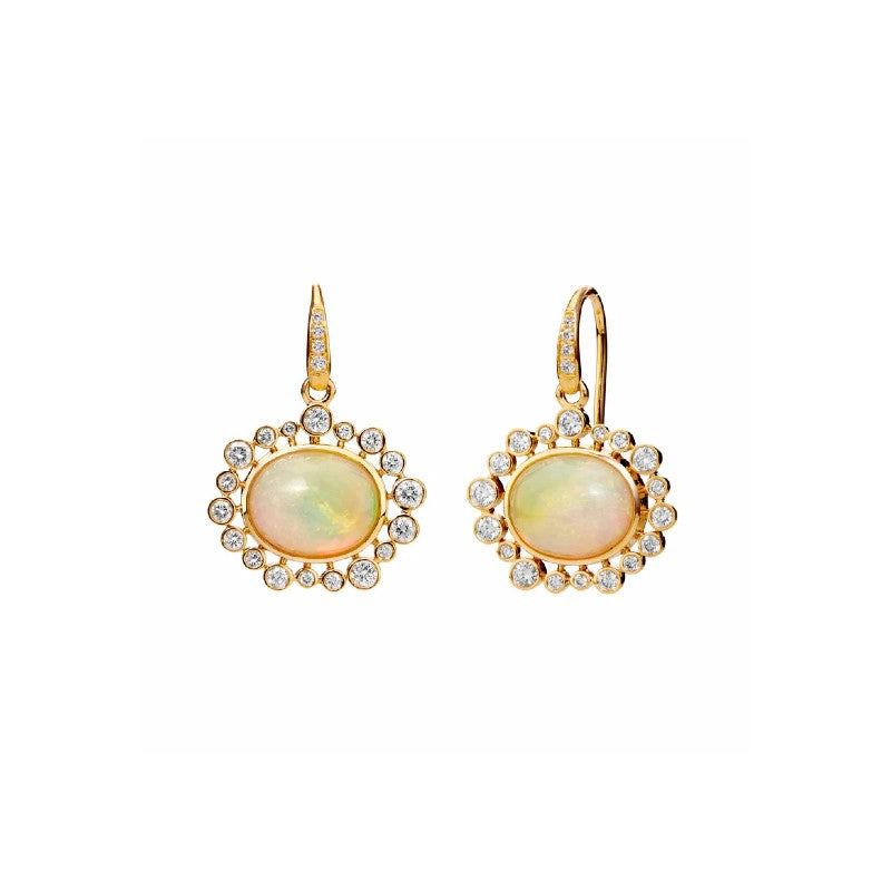 Syna Ethiopian Opal Cosmic Drop Earrings