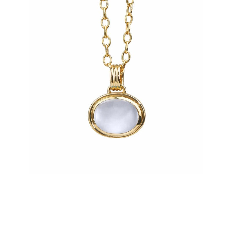 Syna Moon Quartz Candy Gem Necklace
