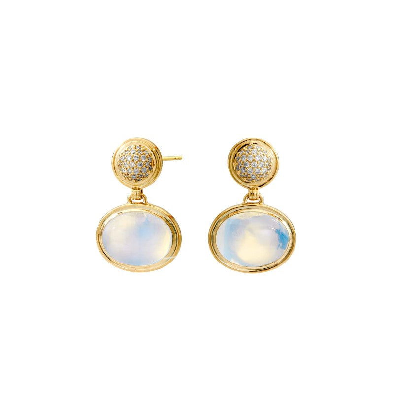 Syna Moon Quartz Mogul Earrings - Limited Edition