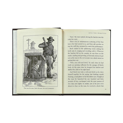 Call Of The Wild Leather Bound Keepsake Book