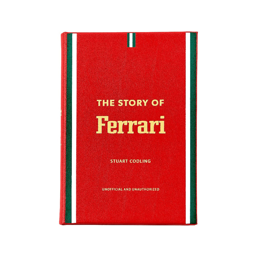 The Story of Ferrari Leather Bound Keepsake Book