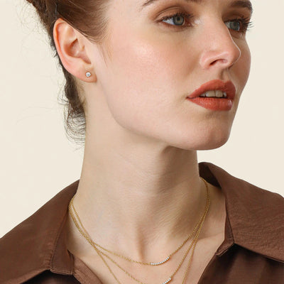 Ella Stein Lab Diamond Stud Earrings