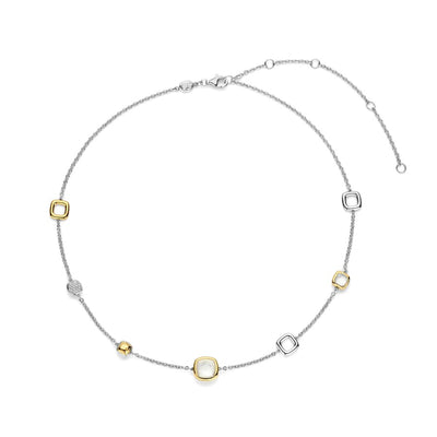 Ti Sento Milano Mother of Pearl Mixed Tokens Necklace