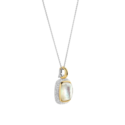 Ti Sento Milano Mother of Pearl Cushion Necklace