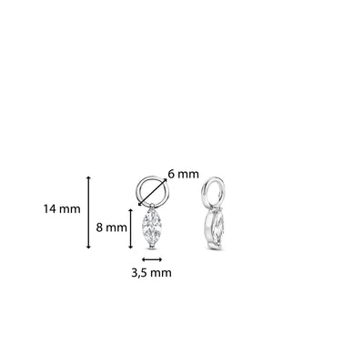 Ti Sento Milano Marquise Earring Charms