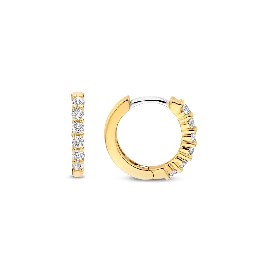 Ti Sento Milano Cubic Zirconia Hoops