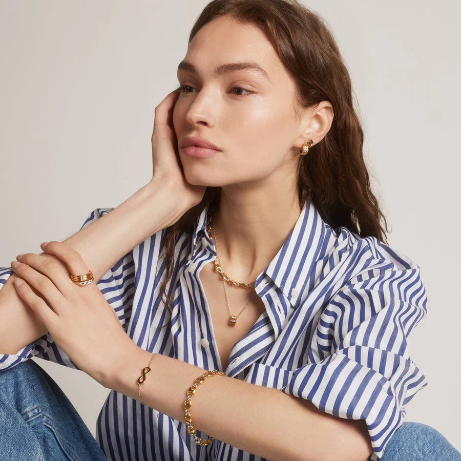 Ti Sento Milano Ring Trio Necklace