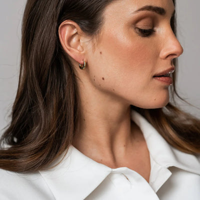 Ti Sento Milano Two-Tone Huggie Hoops