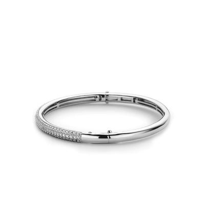 Ti Sento Milano Pave Crystal Silver Bracelet