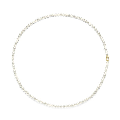 Ti Sento Milano White Pearl Necklace with Gold Clasp