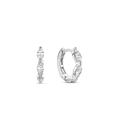 Ti Sento Milano Marquise Huggie Hoops