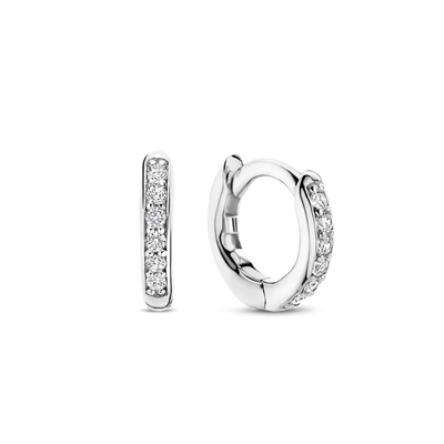Ti Sento Milano Mini Zirconia Huggie Hoops