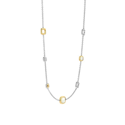 Ti Sento Milano Mother of Pearl Mixed Tokens Necklace