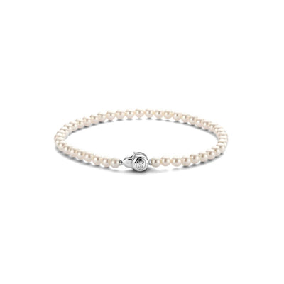 Ti Sento Milano White Pearl Bracelet