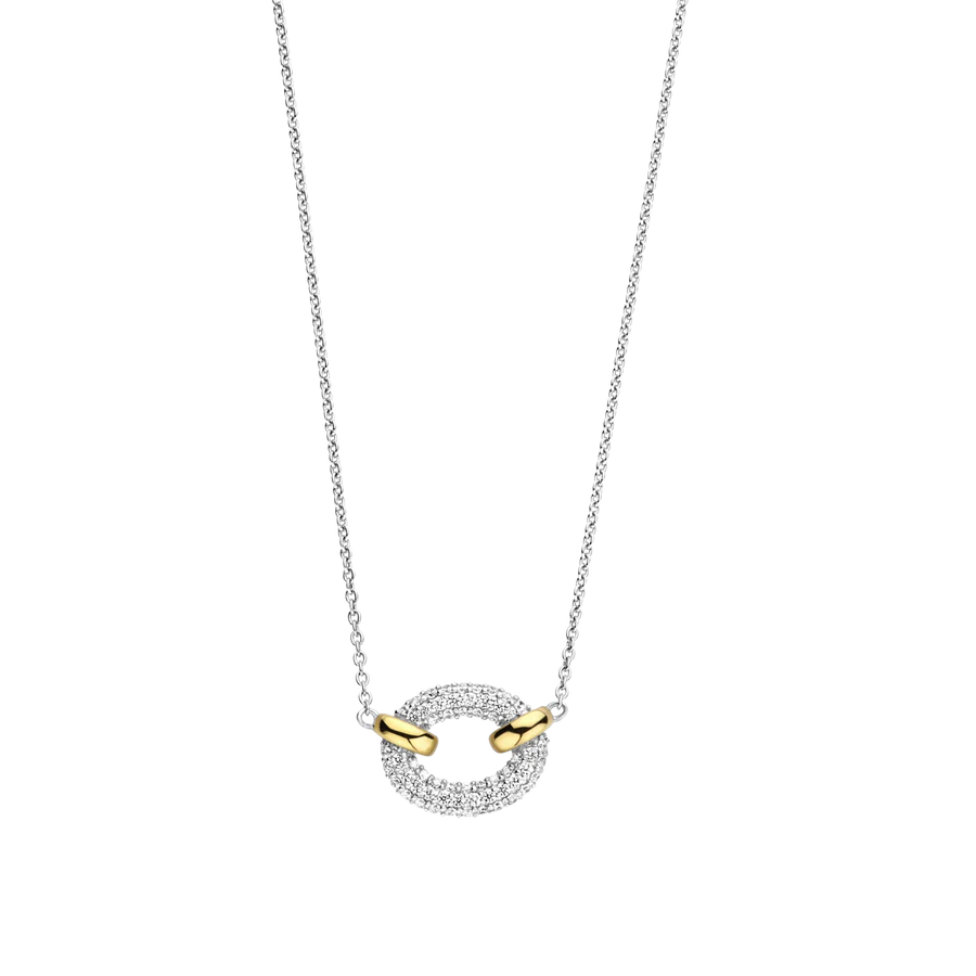 Ti Sento Milano Zirconia Oval Necklace