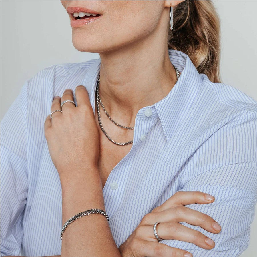 Ti Sento Milano Curb Link Chain Necklace