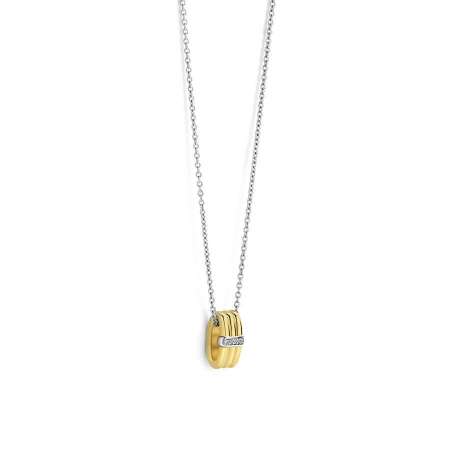 Ti Sento Milano Ring Trio Necklace