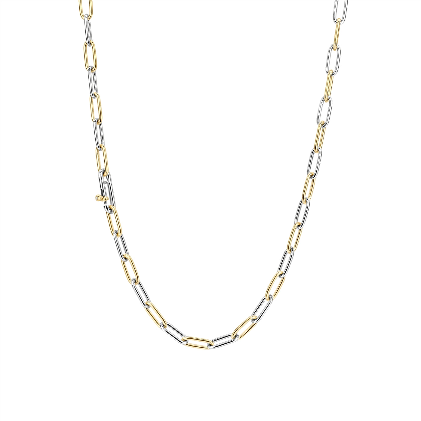 Ti Sento Milano Light Rectangle Chain Link Necklace