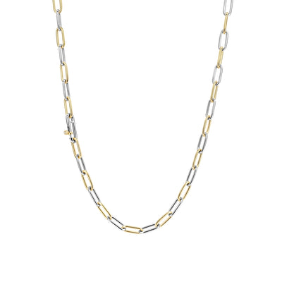Ti Sento Milano Light Rectangle Chain Link Necklace