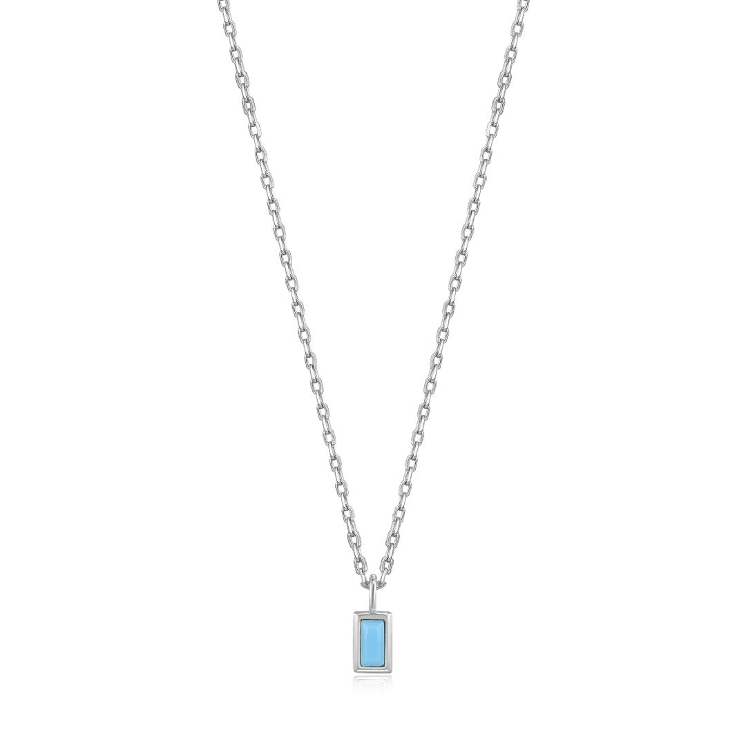 Turquoise Drop Pendant Necklace