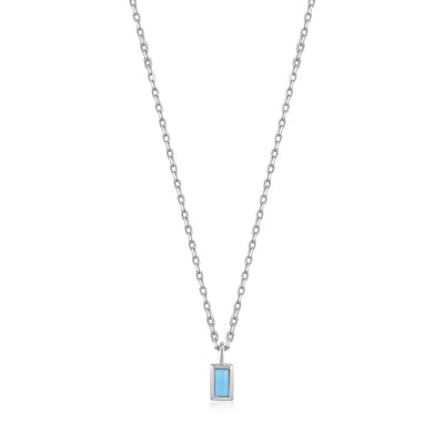 Turquoise Drop Pendant Necklace