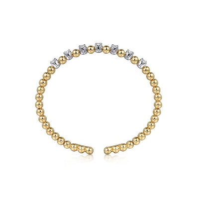 Gabriel & Co. Diamond Bujukan Beads Split Bangle