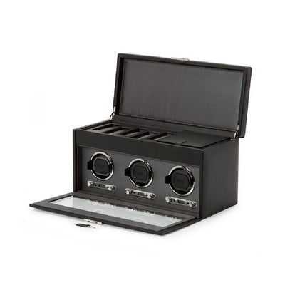 WOLF Viceroy Triple Watch Winder with Storage