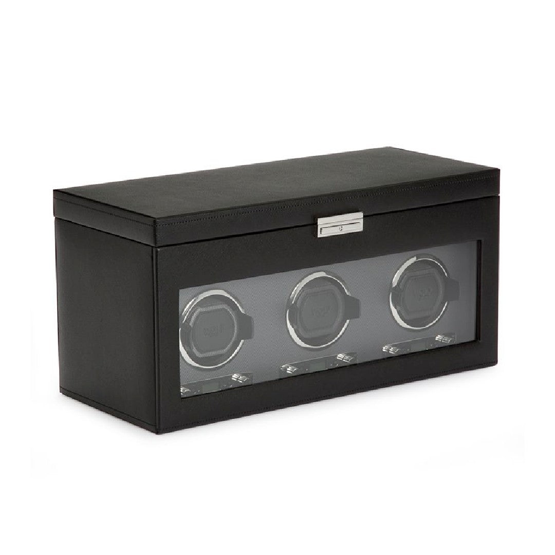 WOLF Viceroy Triple Watch Winder with Storage