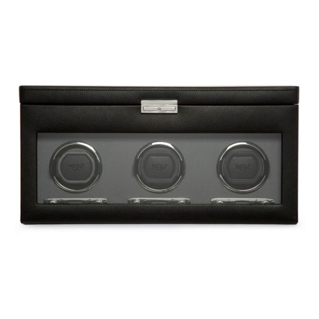 WOLF Viceroy Triple Watch Winder with Storage