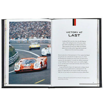 The Story of Porsche Leather Bound Keepsake Book