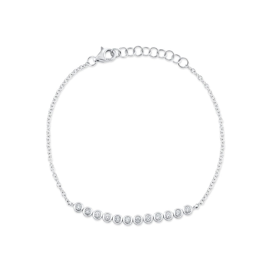 Shy Creation Diamond Bezel Bracelet