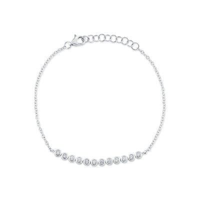 Shy Creation Diamond Bezel Bracelet