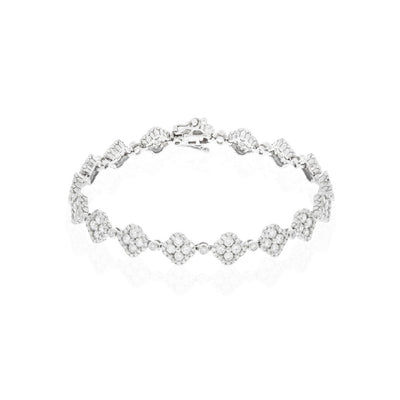 Diamond Clover Bracelet