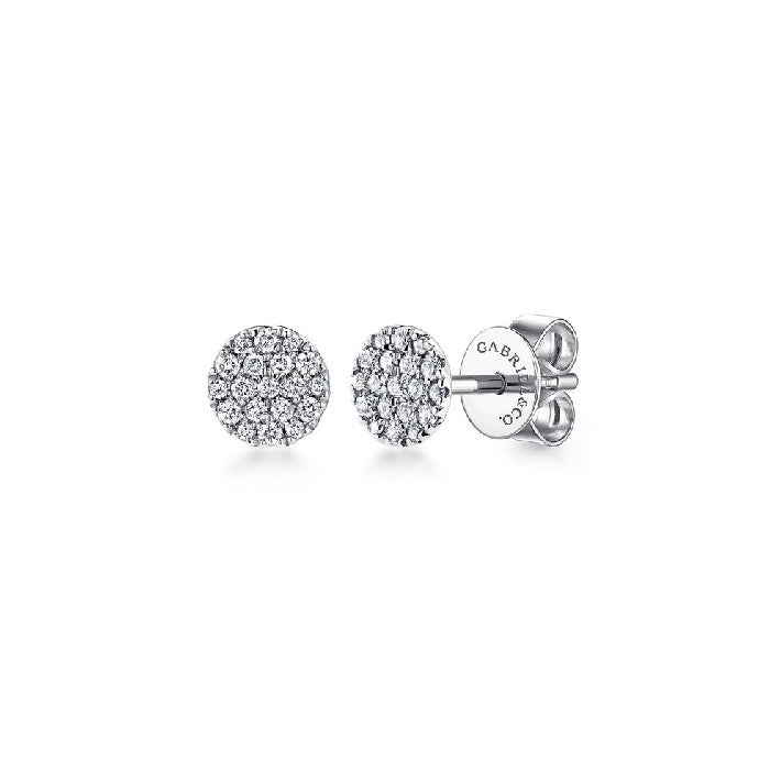 Gabriel & Co. Pave Diamond Stud Earrings