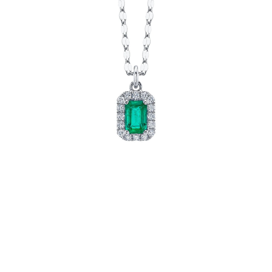 Shy Creation Limited Edition Emerald & Diamond Necklace