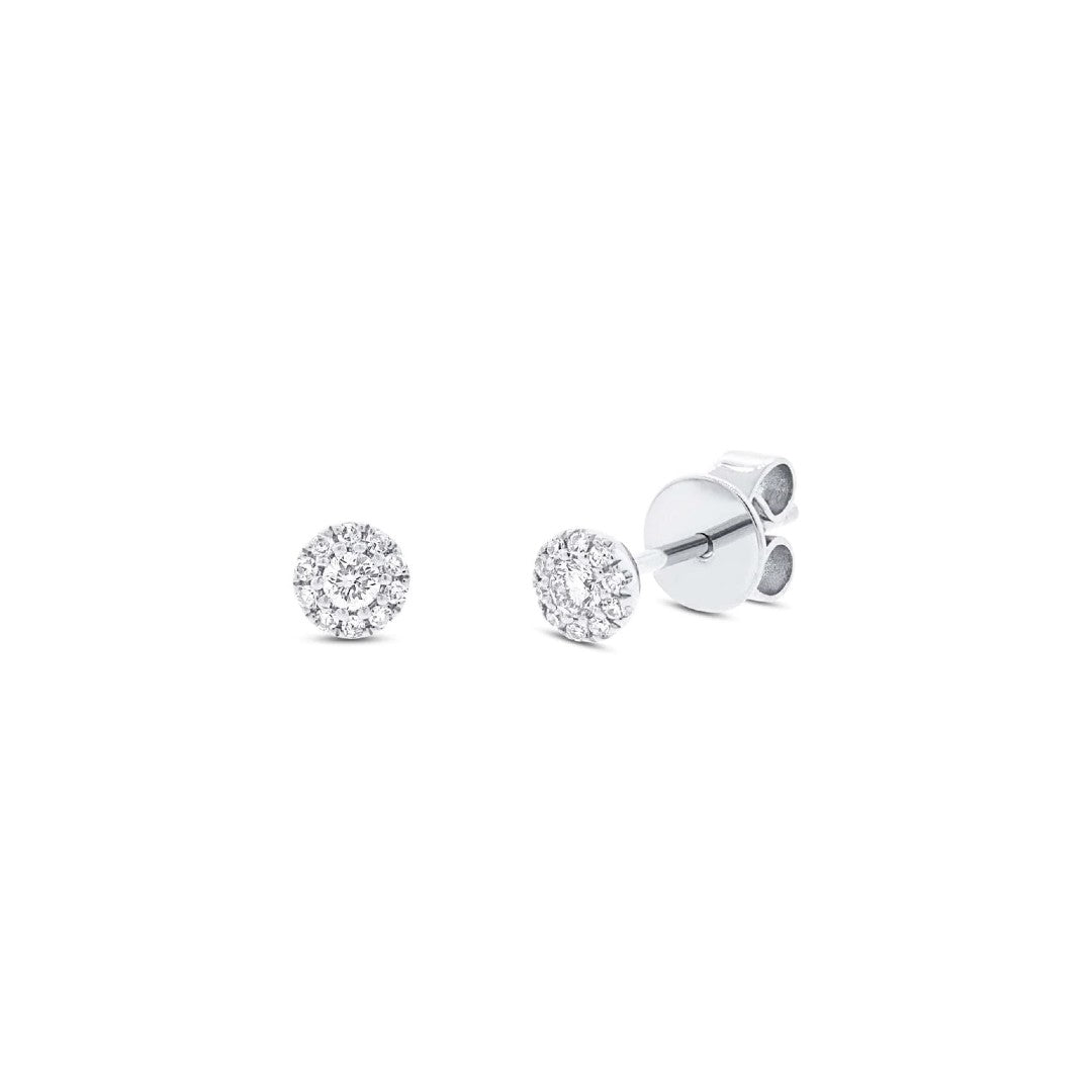 Shy Creation Diamond Stud Earrings