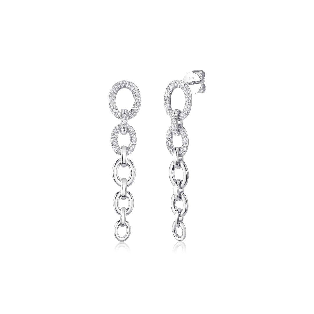 Shy Creation Graduating Link Earrings