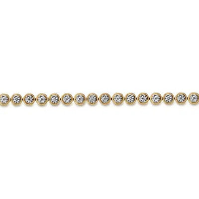 Gabriel & Co. Bezel Diamond Tennis Bracelet