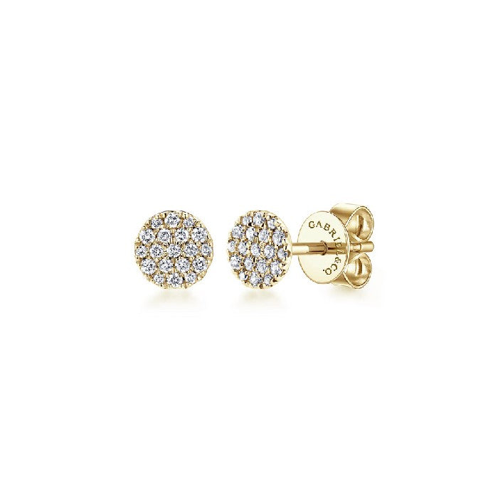 Gabriel & Co. Pave Diamond Stud Earrings